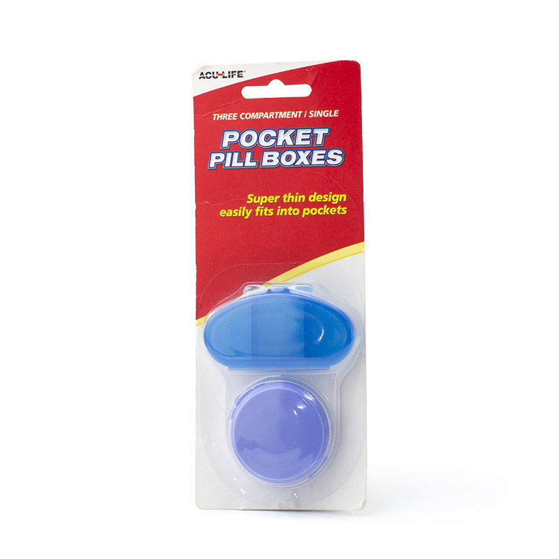 Pill Pod and Pill Box Value Pack Sports Supports Mobility